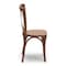Atlas Commercial Products Madison Cross Back Chair, Mark II, Antique Fruitwood XBC45AFW - alternate 2